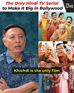 2.5K views | The Only Hindi TV Serial to Make It Big in Bollywood! | KHICHDI Anang Desai, aka the lovable Babuji, takes us behind the scenes of the iconic TV serial that got a second life on the big screen! Did you know that #Khichdi is one of the rare TV shows to have been adapted into two Bollywood films? From the making of the show to the casting process, Anang spills the tea on all the FACTS you didn't know! | The Live | Facebook