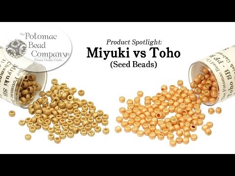 Miyuki vs Toho seed beads (Comparison)