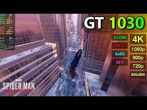 GT 1030 | Spider-Man Miles Morales