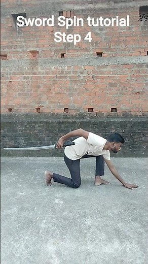 sword Spin tutorial Step 4#kasimjackson #martialarts #selfdefense #swordspintraining