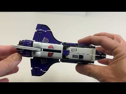Transformer G1 Decepticon Astrotrain Triple changer review as transformation into all 3 modes!