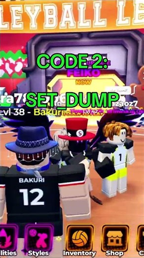 All New Codes in Volleyball Legends Roblox (Update)