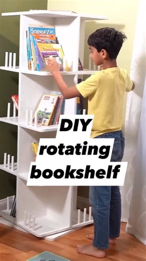 This DIY Rotating Bookcase is clever, space saving, and seriously fun to build. 📚✨ A compact design that spins to keep books and decor organized and easy to reach. 🔗https://www.anikasdiylife.com/diy-rotating-bookcase/ #woodworking #bookcase #diy #diyprojects #diyfurniture | The DIY Life with Anika