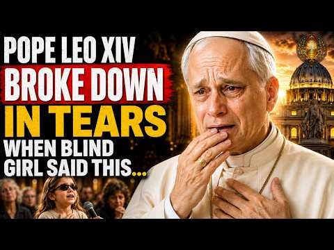 Pope Leo XIV Couldn't Stop Crying After This Blind Girl 'Saw' God In His Voice....