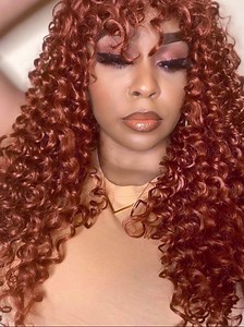 Watch Long curly wigs with Bangs on Amazon Live