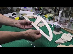 RC Piper Cub J3 balsa plane build - Pt 6: Tailplane and fin construction