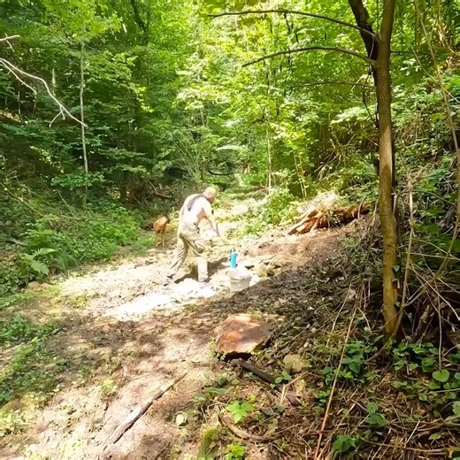 419K views · 10K reactions | FULL VIDEO - RESTORE OFF GRID House, How to Grout a Stone Walls. | Survival Camping, Building Warm Bushcraft | Facebook