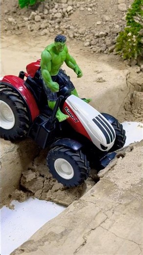 Diy Mini Tractor Bridge Construction | Mini Bridge Making #shorts #youtubeshorts