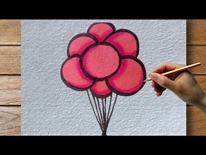 "Master Easy Balloon Drawing in Just 5 Minutes! 🎈✏️ | Step-by-Step Tutorial for Beginners!"