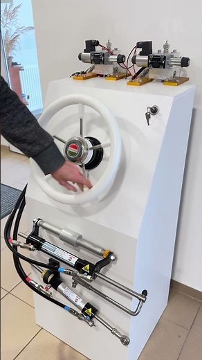 Introducing the new Hydrodrive Hydraulic Steering System equipped with 12V or 24V electro-valves.