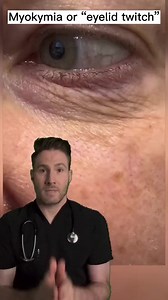 6.4K views · 51 reactions | Eyelid twitching (myokymia) affects only the eyelid. This type of twitch or spasm is very common and happens to most people at one time or another. It can involve either the upper or lower lid, but usually only one eye at a time. The eye twitching can range from barely noticeable to bothersome. #myokymia #myokemia #eyetwitch #eyelidtwitch #emergencymedicine | Mary Johnson | Facebook
