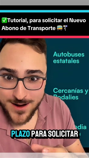 Raúl Gómez on Instagram: "✅Tutorial, para solicitar el Nuevo Abono de Transporte 🚌🚏 #transportepublico #autobus #tren #abonounico"