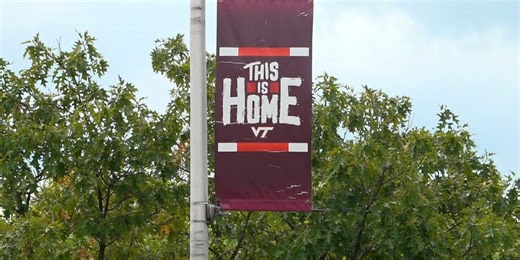 Virginia Tech students celebrate return of Hokie football season