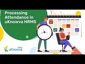 Processing Attendance in uKnowva HRMS #uknowvahrms #hrsolutions #tutorial