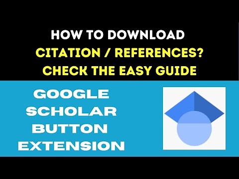 Google Scholar Extension - how to install the google scholar button extension on google chrome