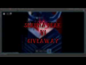 ROBLOX STUDIO | SUKUNA PEAK V1 | GIVEAWAY