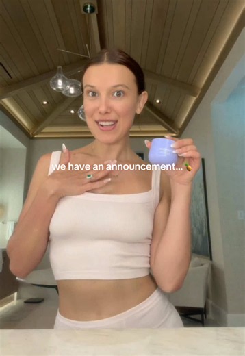 she's gonna be popular 🍍 our NEW pineapple whip 24hr hydration replenishing moisturizer is now available at @Ulta Beauty #florencebymills #milliebobbybrown
