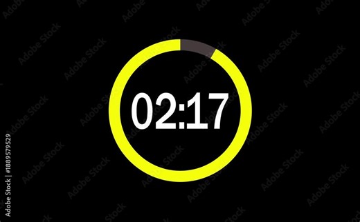 2 minutes 30 second Digital countdown 150 seconds. two minute countdown timer animation. Dynamic 150s Countdown Animation Engaging Timer Visuals for Events 4k video