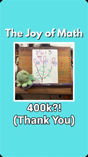 Mr. G - The Joy of Math! on Instagram: "Thank you for helping me hit 400k followers. I have heard from so many of you that you feel a connection to my videos and that is incredibly motivating to hear. I have seen first hand how math class can make us all question our intelligence. I can’t wait to keep helping you realize that you were not the problem! #mathteacher #mathteachersofinstagram #newmath #math #teachersofinstagram"