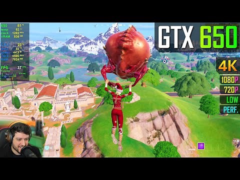 GTX 650 (from 2012) in Fortnite Chapter 5!