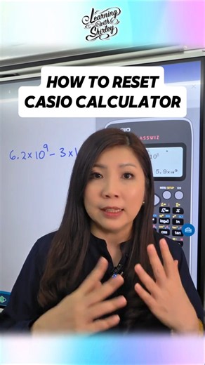 How to reset Casio Calculator? #resetcalculator #casiocalculator #maths