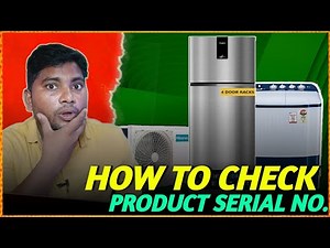How To Check Product Serial Number? | Find Serial no. Every Product | Serial Find | model_Number.