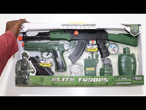 Military Weapons Toy Set Unboxing – Chatpat toy tv