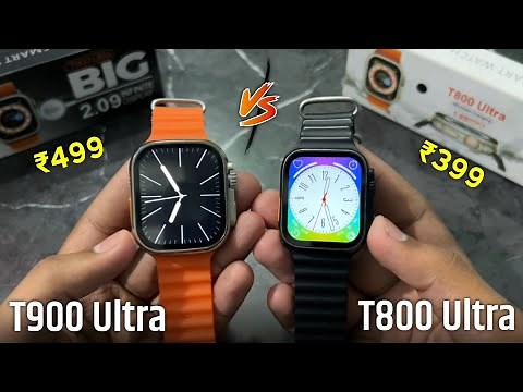 T800 Ultra Vs T900 Ultra Smartwatch🔥 | Detailed Comparison