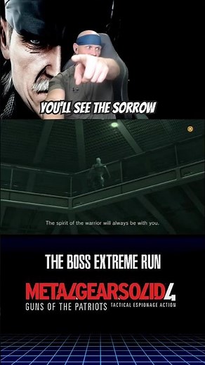 MGS4 The SORROW EASTER Egg after Screaming Mantis Fight - METAL GEAR SOLID 4