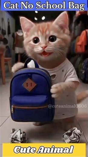 Billi Cartoon | Poor Cat Mocked for No School Bag 😿#catshorts #trendingshorts #viralshorts