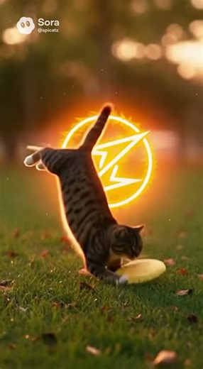Cat Catches a Frisbee… and Activates Ninja Mode!”
