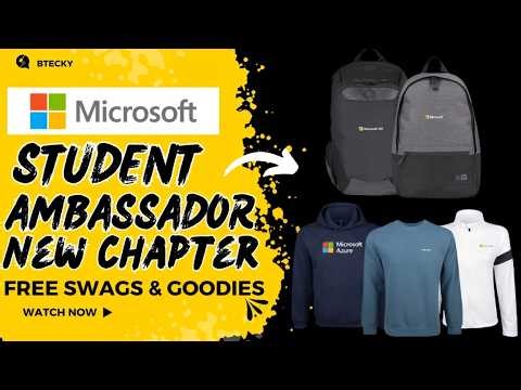Microsoft Student Ambassador New Chapter 2026 || Free Swags & Goodies || Cool Badges || Apply Now!!