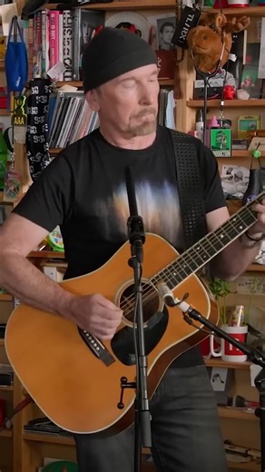 208K views · 11K reactions | U2 performed a #TinyDeskConcert for NPR Music, which included an acoustic version of 'A Little While'. #U2 #Rock #Tinydesk | U2 | Facebook