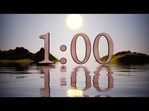 1-minute - relaxing music - sunset