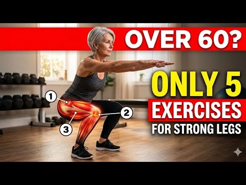 Over 60? 5 Bed Exercises to Restore Leg Strength Fast | Senior Fitness