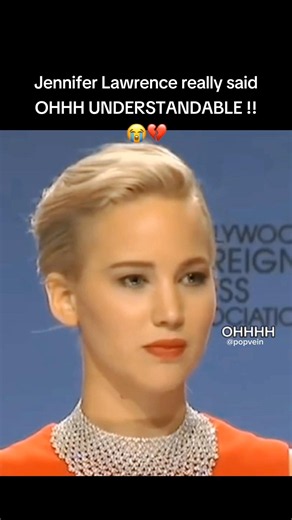 Jennifer Lawrence really said OHHH UNDERSTANDABLE 😭💔