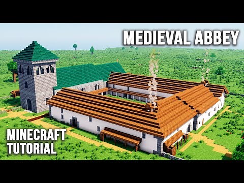 Minecraft: How to build a medieval abbey | Bergen 1150: Nonneseter