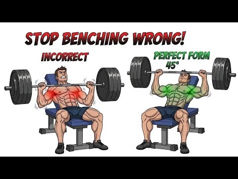STOP Bench Pressing Wrong! Fix Your Form for Bigger Chest & Zero Shoulder Pain