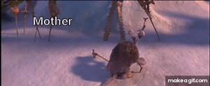 Ice Age 4 but only when Granny is on screen on Make a GIF