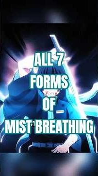 All 7 Forms of MIST BREATHING!! DEMON SLAYER||#anime #demonslayer #infinitycastle