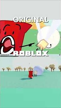 Dab it my Boyonocerus 😎 | Original VS Roblox Comparison (BFB 2)