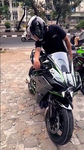 Beast Rules the Street 😈🔥 | Kawasaki Ninja H2R Brutal Exhaust Sound 💨