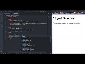 Generar un numero aleatorio en Javascript