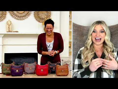 Dooney & Bourke Pebble Leather Mini Margot Crossbody on QVC