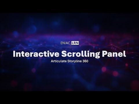 Interactive Scrolling Panel in Articulate Storyline 360