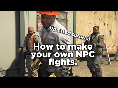 GTA V: How to make your own NPC fights (Updated tutorial)