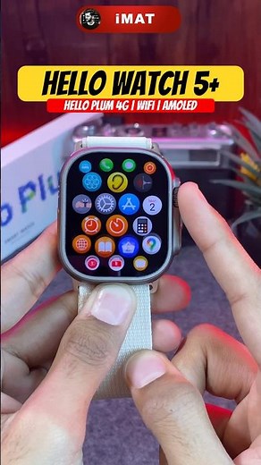 Hello Watch 5 PLUS | 4G | Android | WiFi #applewatchultra