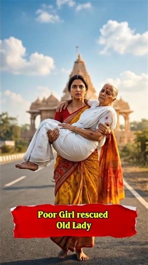 Brave girl Rescued Old Lady