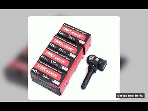 4pcsset TPMS Sensors 2 in 1 433MHz315MHz Support Programing with TS501 TS508 TS601 TS608 ITS600E MK8