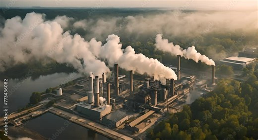 The factory equipped with the latest filters and purification systems emits less pollutants.